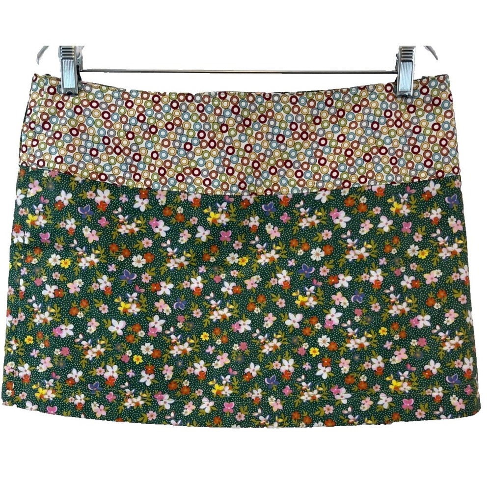 SWEET SPOT SKIRTS Athletic Skirt Reversible Adjustable Size 10-18 Pink Green